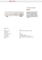 Luxman P-200-Brochure